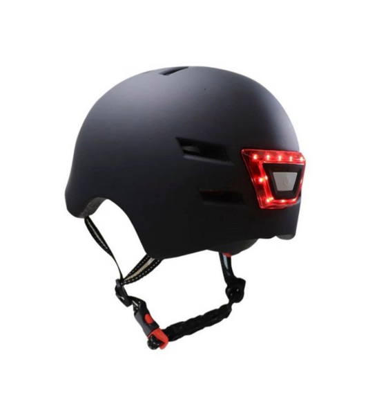 Casque urbain, feux LED intégrés